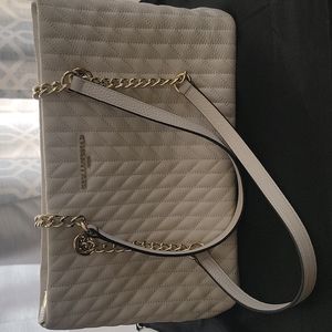 Karl Lagerfield white bag